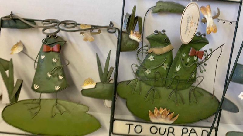 View 2 of FROG WELCOME ITEMS TALLEST 13”