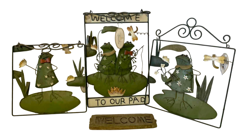View 1 of FROG WELCOME ITEMS TALLEST 13”
