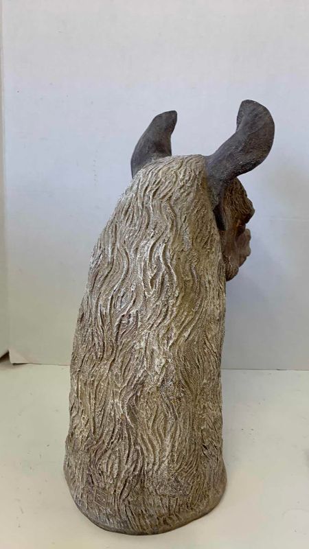 View 3 of RESIN LLAMA HEAD 17” TALL