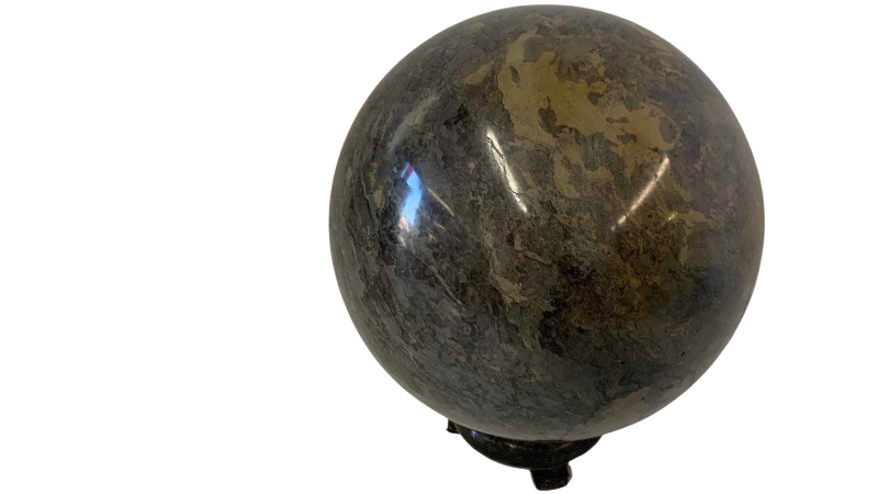 View 1 of POLISHED MINERAL SPHERE 7” CIRCUMFERENCE