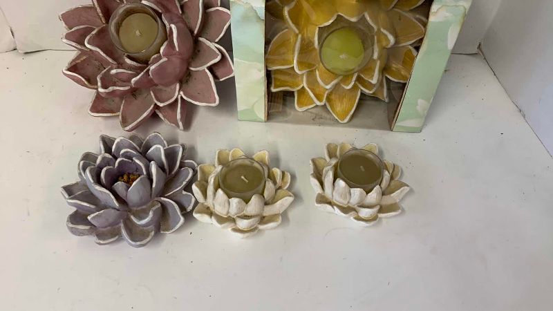 View 3 of FLOATING WATERLILY VOTIVE CANDLES
