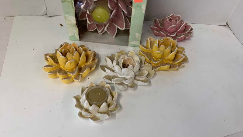 View 3 of FLOATING WATERLILY VOTIVE CANDLES