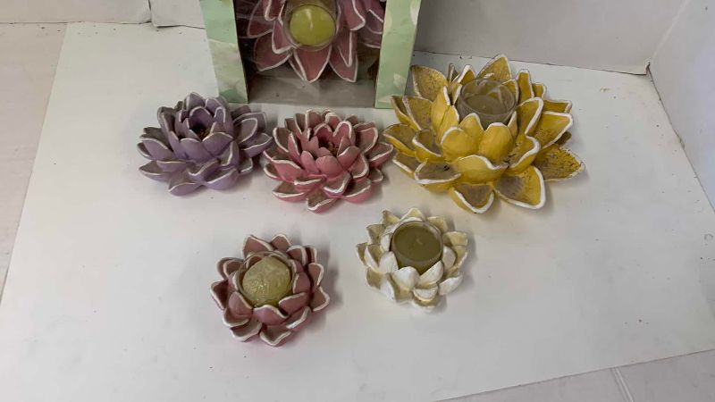View 3 of FLOATING WATERLILY VOTIVE CANDLES