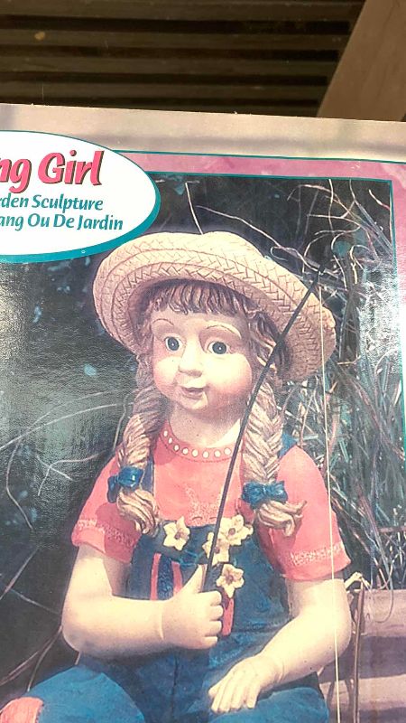 View 2 of FISHING GIRL SCULPTURE