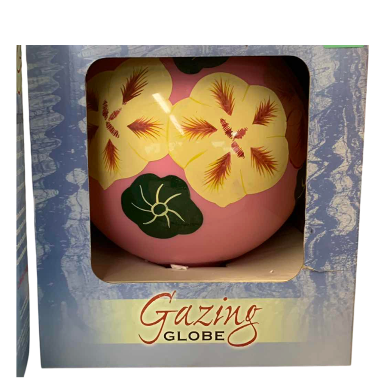 View 1 of HAND PAINTED GAZING GLOBE