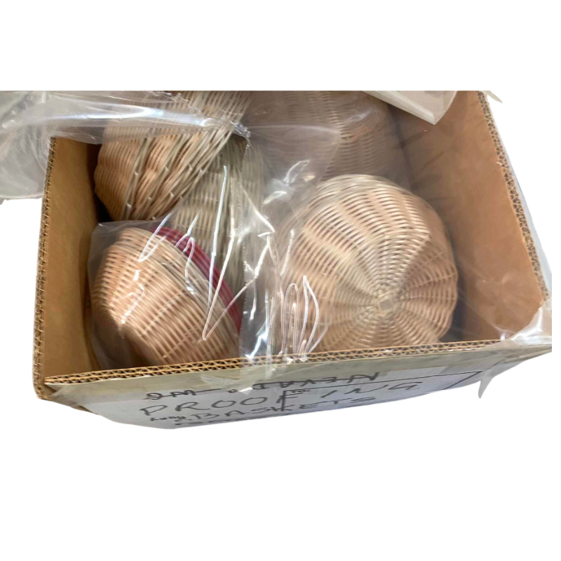 View 1 of CASE OF ASSORTED SIZE REED BASKETS