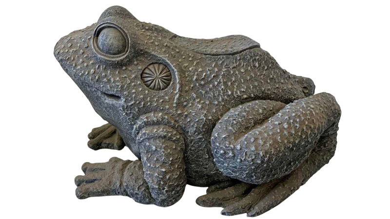 View 1 of RESIN FROG PLANTER 17” X 11”