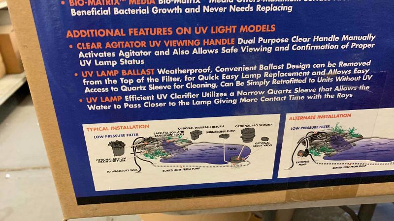 View 4 of PONDMASTER PROLINE LOW PRESSURE FILTER SYSTEM