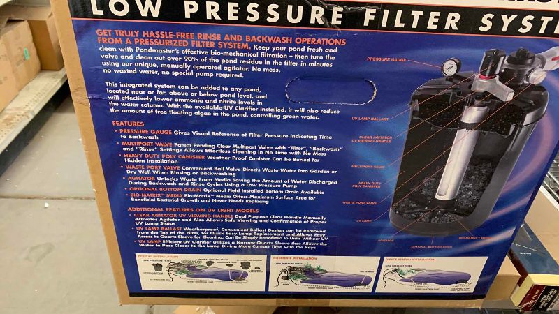 View 3 of PONDMASTER PROLINE LOW PRESSURE FILTER SYSTEM