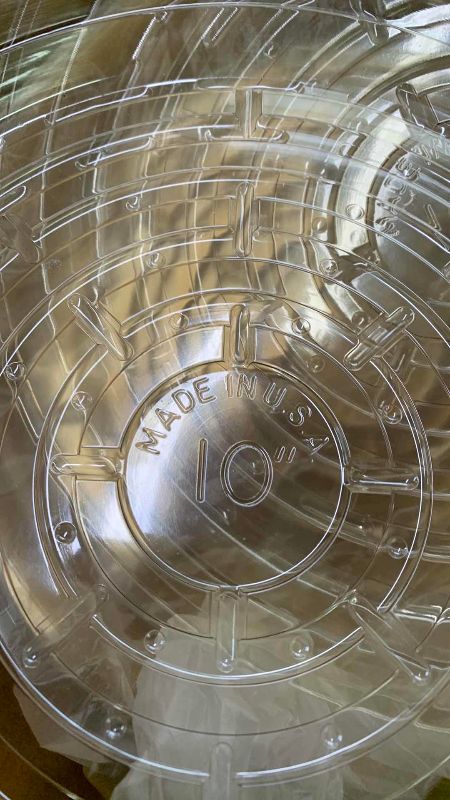 View 2 of CASE OF GARDEN PLANT SAUCERS 10”