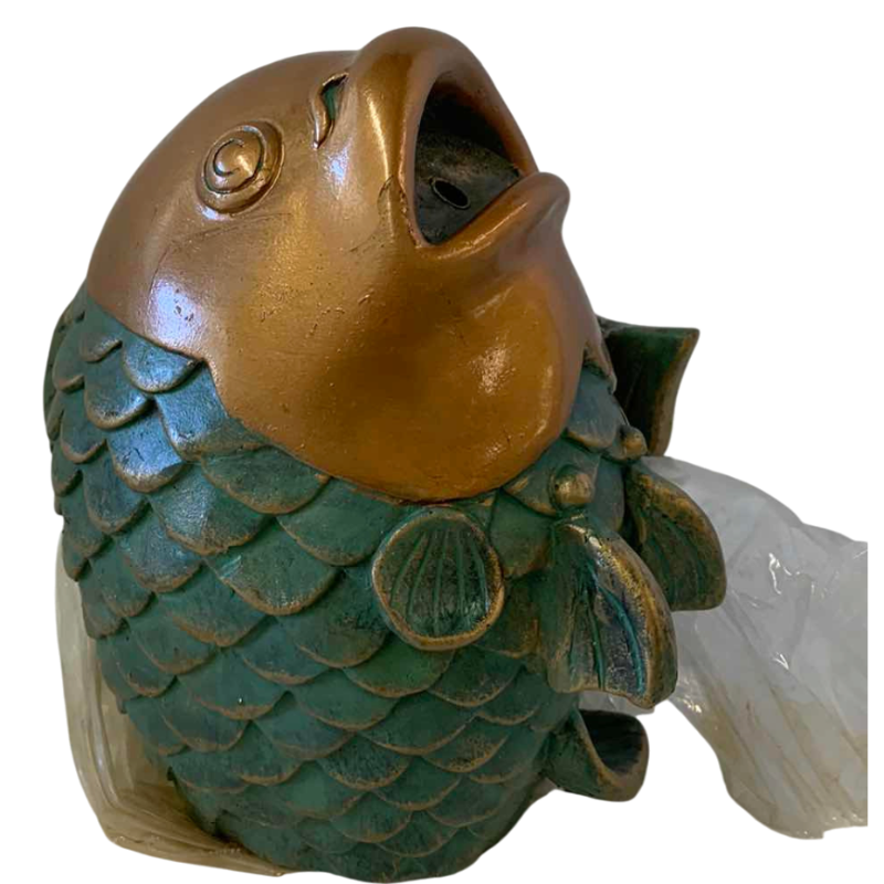 View 1 of METAL KOI FOUNTAIN 8”