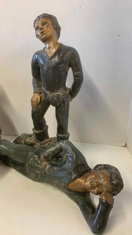 View 4 of FOUR RESIN FIGURES TALLEST IS 16”