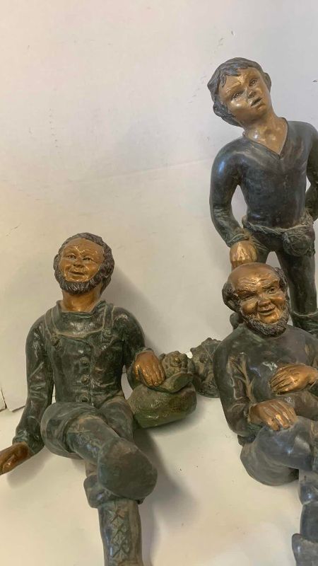 View 3 of FOUR RESIN FIGURES TALLEST IS 16”