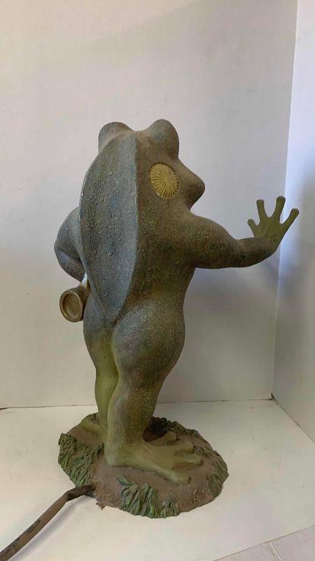 View 3 of PLASTIC FROG FOUNTAIN 23”