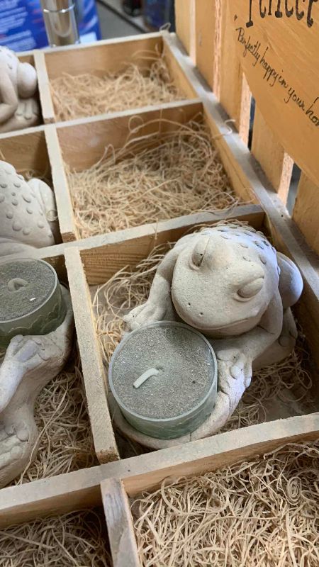 View 2 of STONE FROG VOTIVE CANDALS