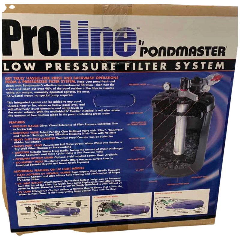View 1 of PROLINE PONDMASTER LOW PRESSURE FILTER SYSTEM