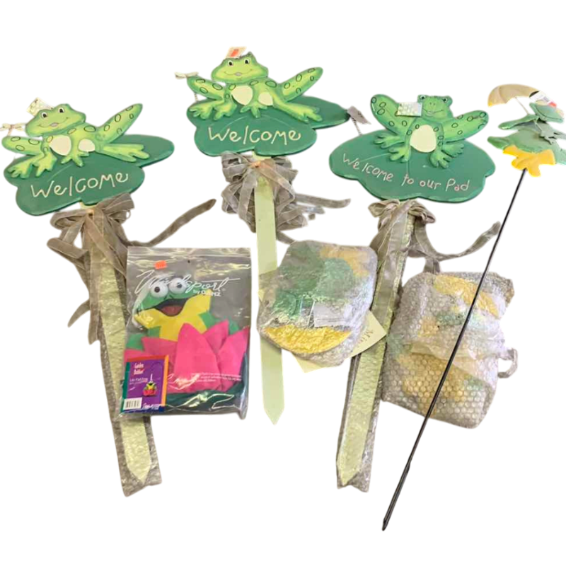 View 1 of FROG WELCOME DECOR