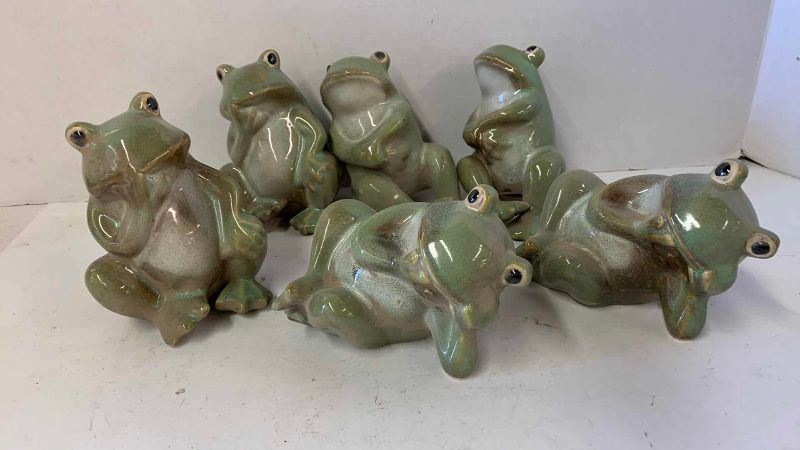 View 2 of CERAMIC FROGS 6"