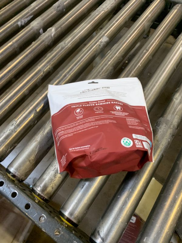 Photo 1 of Amazon Brand - Wonder Bound Triple Flavor Rawhide Kabobs for Dogs, Variety, 1.5 pound (Pack of 1)