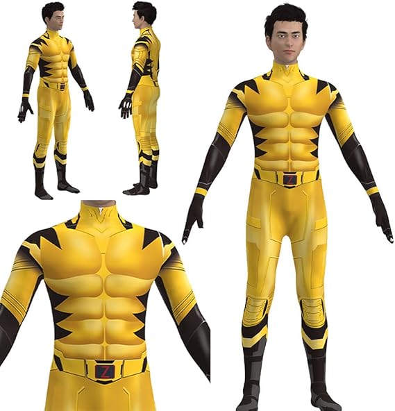 Photo 1 of IIUBWG Anime Jumpsuit Costume Outfit Anime Cosplay Bodysuit Jumpsuit Uniform Men Halloween