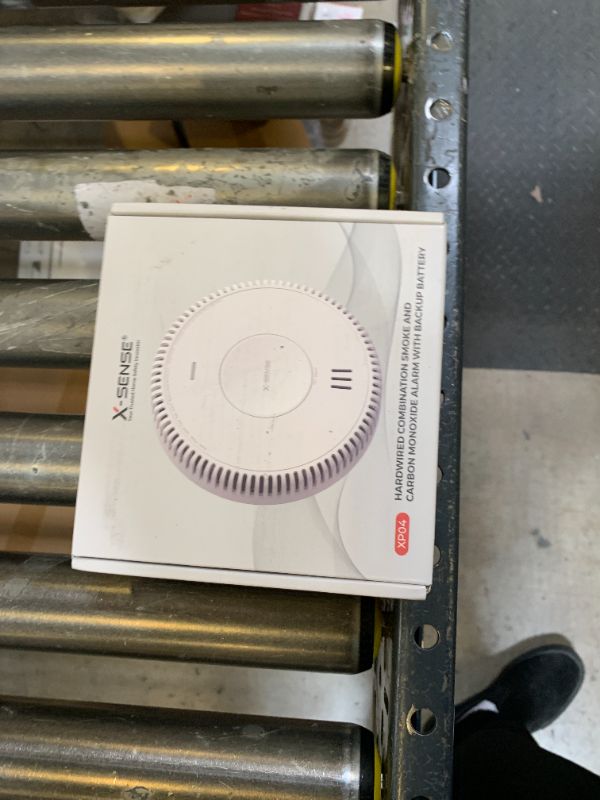 Photo 1 of X-Sense Hardwired Combination Smoke and Carbon Monoxide Detector, Hardwired Interconnected Smoke and CO Detector Alarm with Replaceable Battery Backup, XP04, 1-Pack