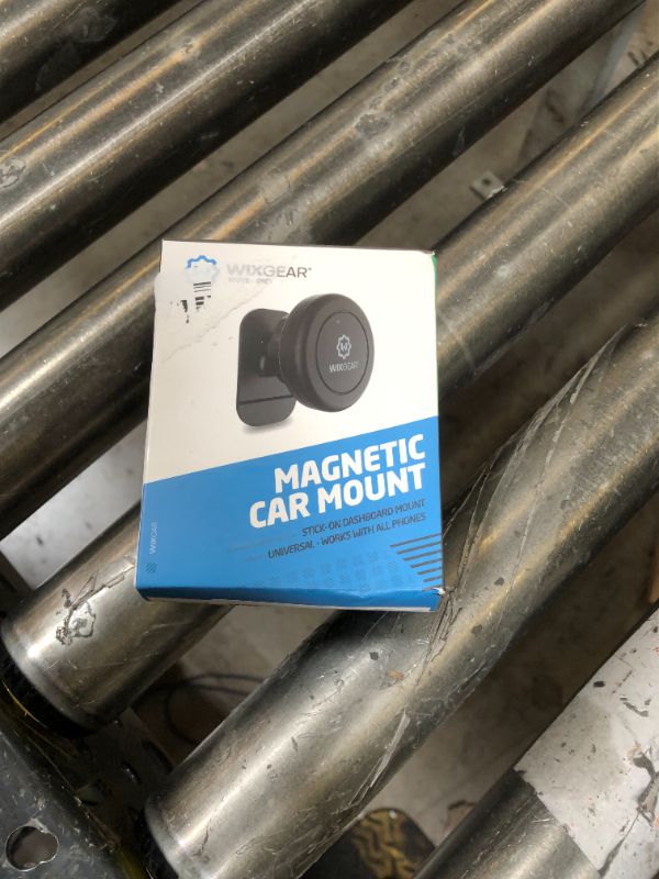 Photo 1 of WixGear Magnetic Mount, Stick-On Dashboard Magnetic Car Mount Holder, for Cell Phones and Mini Tablets with Fast Swift-snap Technology, Magnetic Cell Phone Mount