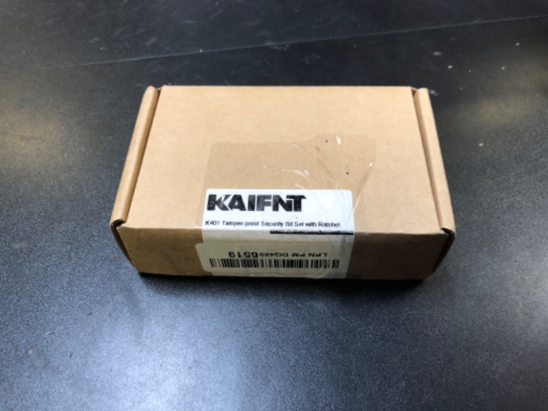 Photo 1 of KAIFNT K401 Tamper-Proof Security Bit Set with Mini Ratchet Wrench, 1/4-Inch Drive, 34-Piece