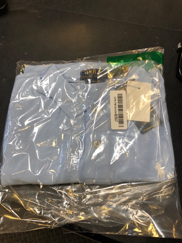Photo 1 of POLO RALPH LAUREN Women's Classic Fit Mesh Polo Shirt, OfficeBlue, Small