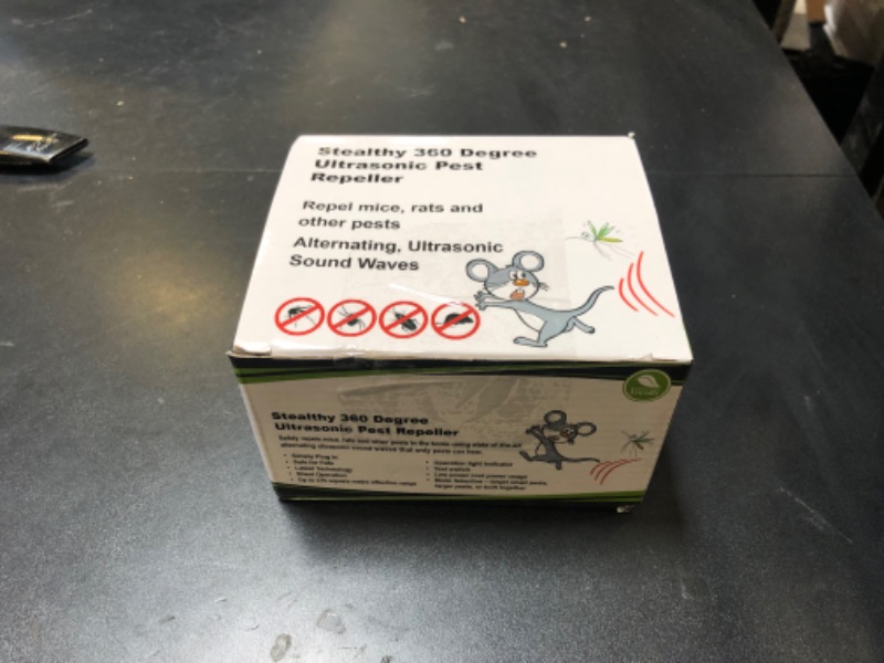 Photo 1 of BORHOOD Rodent Repellent Ultrasonic Plug in, Mice Repellent Indoor with 4 Working Modes, Mouse Squirre Spider Rat Repellent for House Attic Garage Kitchen Office