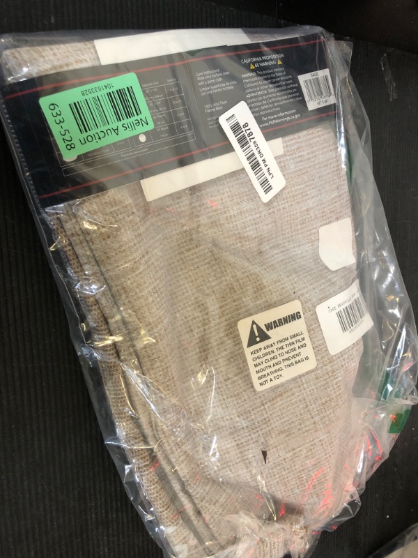 Photo 1 of Vonabem 100% Waterproof Rectangle PVC Tablecloth, Vinyl Table Cloth Cover Oil Proof Spill Proof Wipeable Table Cloths for Indoor and Outdoor Use(Brown,60X84IN)