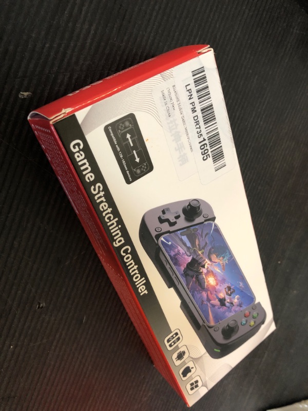 Photo 1 of Bluetooth Mobile Gaming Controller for iPhone & Android, Handheld Wireless Phone Gamepad with Adjustable Clip and Hall Effect Joysticks/Trigger- Also Support Play Xbox/PS/Cloud/Steam (White)