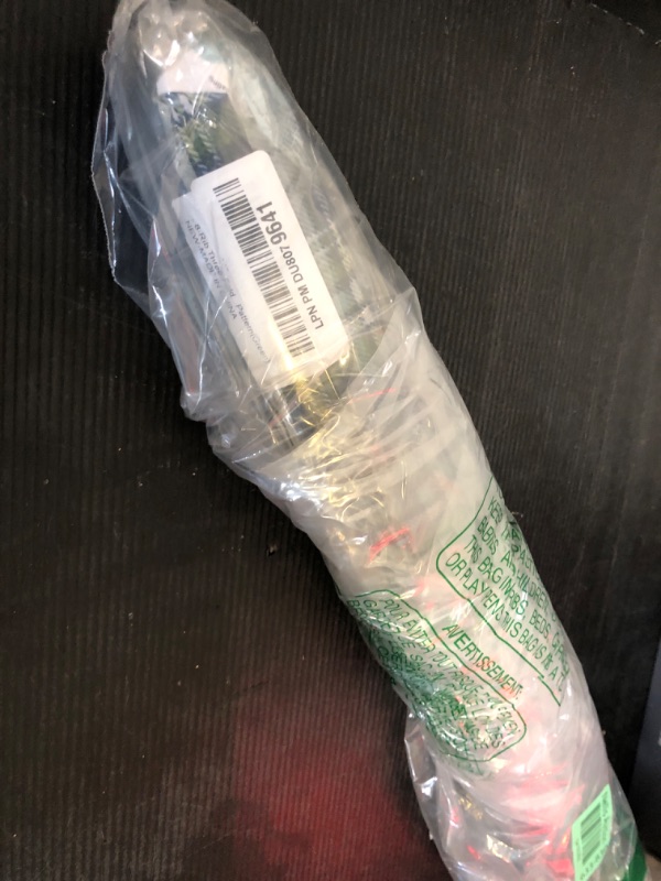 Photo 1 of 8-Rib Three-Fold Automatic Silver Umbrella, Sun and Rain Dual-Use - Plaid Pattern (Green)