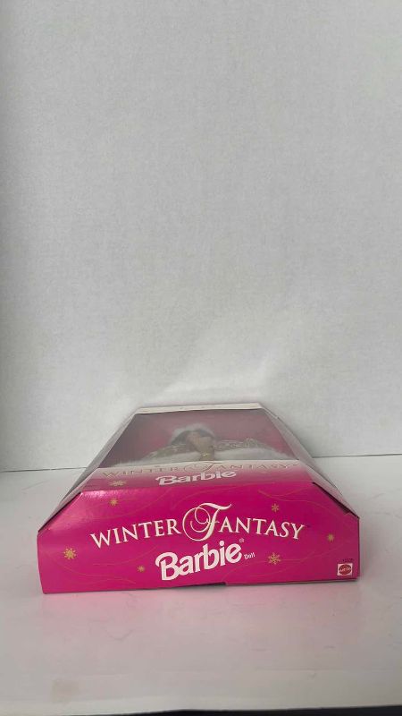Photo 1 of 1995 WINTER FANTASY BARBIE SPECIAL EDITION 9” X 3” H 13.5” NEW IN BOX