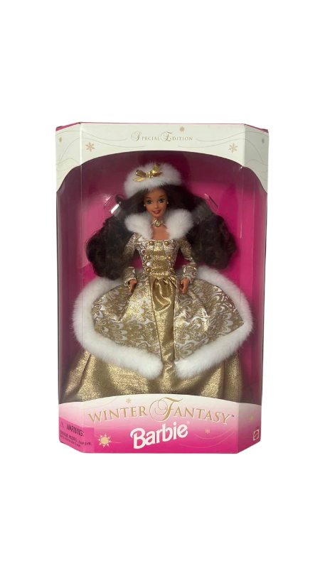 Photo 1 of 1995 WINTER FANTASY BARBIE SPECIAL EDITION 9” X 3” H 13.5” NEW IN BOX