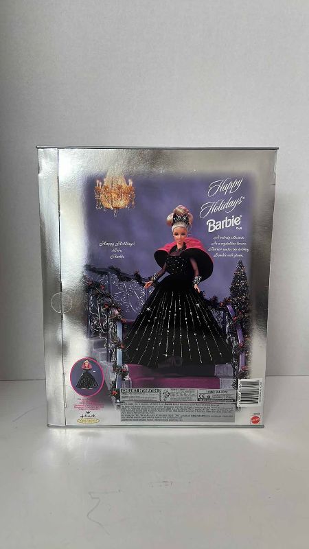 Photo 1 of 1998 RARE HAPPY HOLIDAYS SPECIAL EDITION BARBIE 11” X 4” H 14”