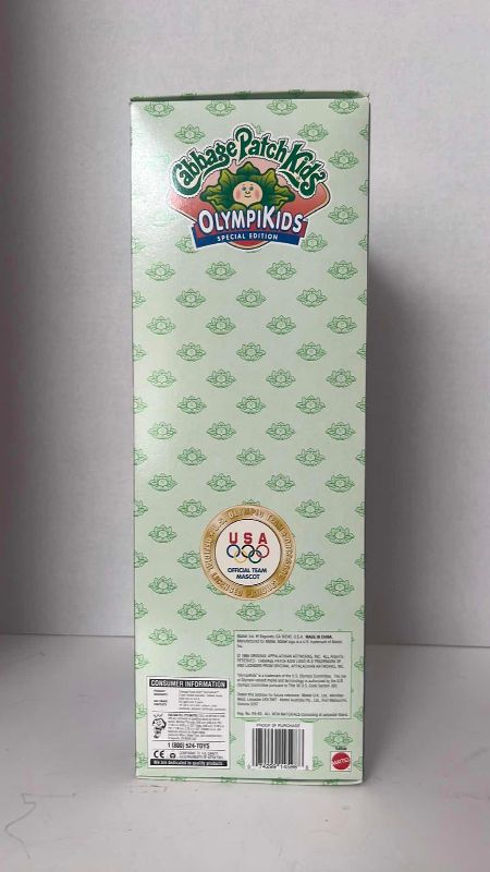 Photo 1 of 1996 CABBAGE PATCH KIDS SPECIAL EDITION OLYMPIKIDS KIRT LOME 9.5” X 5.5” H 16” NEW IN BOX