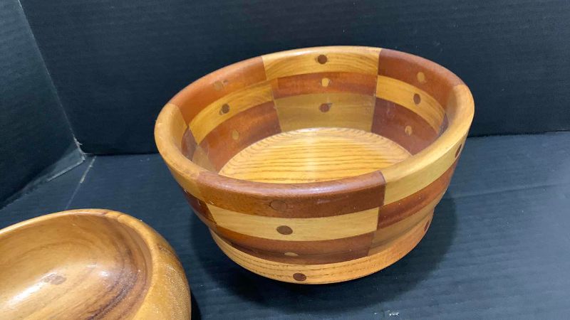Photo 1 of WOOD SERVING BOWLS