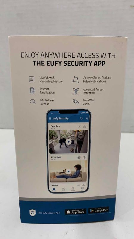 Photo 1 of ANKER EUFY SECURITY SPOTLIGHT CAMERA WITH INTEGRATED SOLAR PANEL