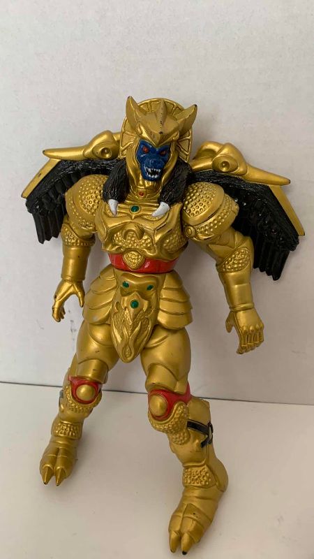 Photo 1 of VINTAGE MIGHTY MORPHIN POWER RANGERS VILLAINS GOLDAR AND ZEO DRILL MASTER