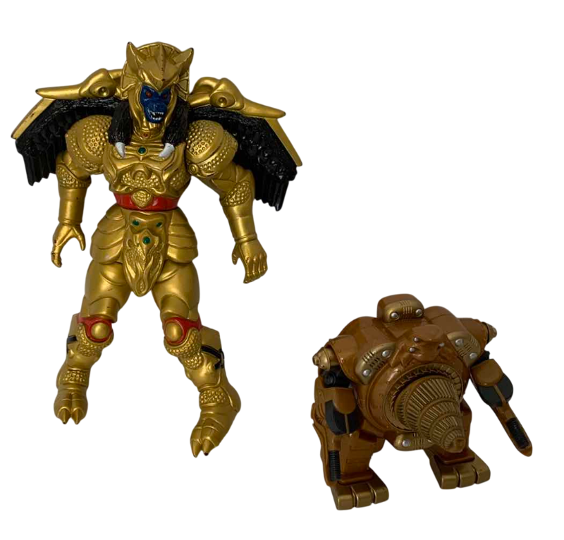 Photo 1 of VINTAGE MIGHTY MORPHIN POWER RANGERS VILLAINS GOLDAR AND ZEO DRILL MASTER
