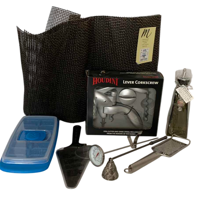 Photo 1 of HOME GOODS: WINE BOTTLE OPENERS, PLACE MATS, AND SERVING ITEMS