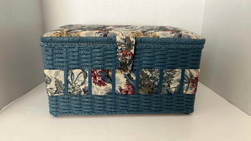 Photo 1 of LARGE SEWING BOX 15” X 10” H 9”