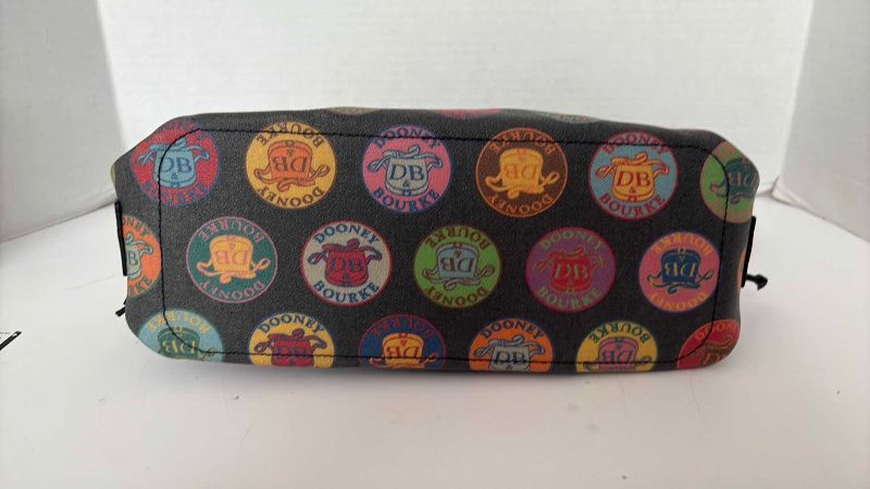 Photo 1 of DOONEY & BOURKE COLORFUL LOGO EMBLEM BAG 12”X12”