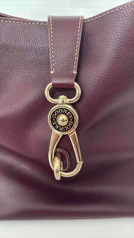 Photo 1 of DOONEY & BOURKE LUCCA HOBO BORDEAUX 10”X 16”