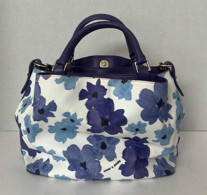 Photo 1 of DOONEY & BOURKE COTTON BLOOM BRENNA BAG 12” X 12”