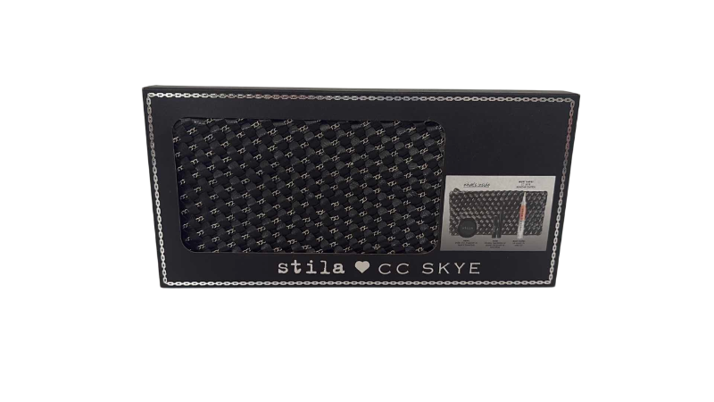 Photo 1 of STILA CC SKYE CLUTCH MAKEUP INCLUDED EYESHADOW , LIQUID EYE LINER , LIP GLAZE