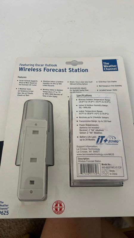 Photo 1 of WIRELESS WEATHER FORECAST STATION
