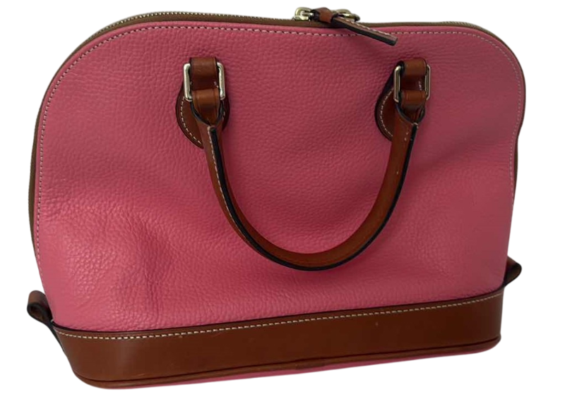 Photo 1 of DOONEY & BOURKE PEBBLE GRAIN ZIP SATCHEL 12” X11”