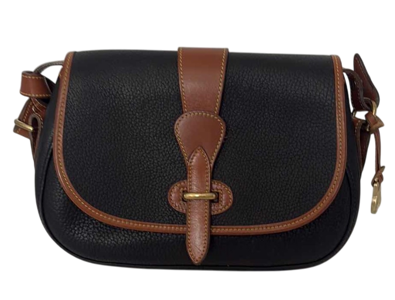 Photo 1 of DOONEY & BOURKE BLACK PEBBLE CROSS BODY BAG 10”X8”