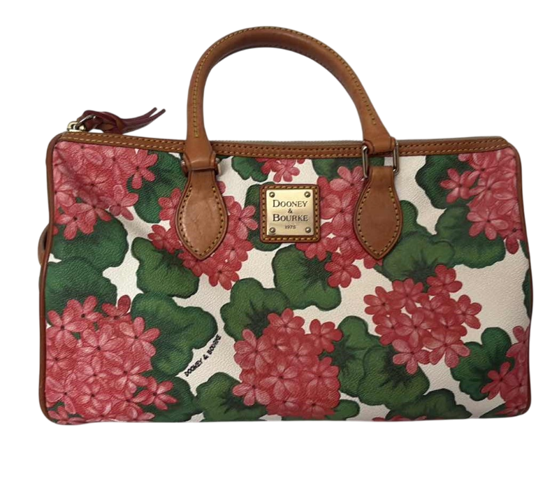 Photo 1 of DOONEY & BOURKE HYDRANGEA SATCHEL 10” X 12”